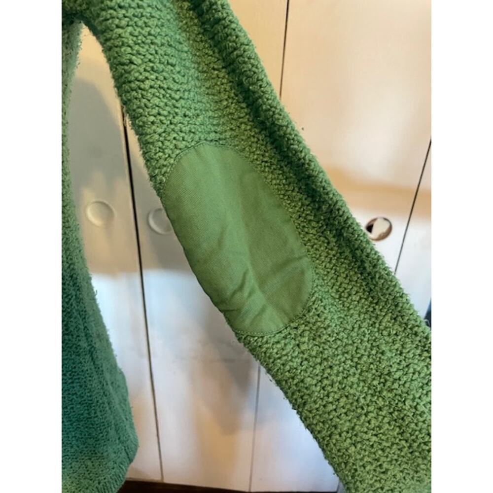 Old Navy Women's Size Medium Sweater Hoodie Green Cotton Blend - Picture 4 of 6